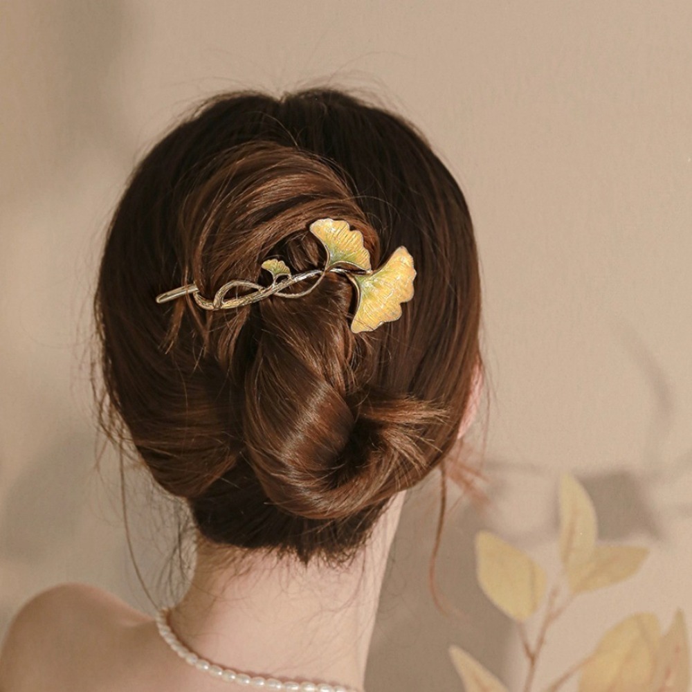 Ethnic Fashion Accessories - 1pc Fashion Delicate Ginkgo Leaf Hair