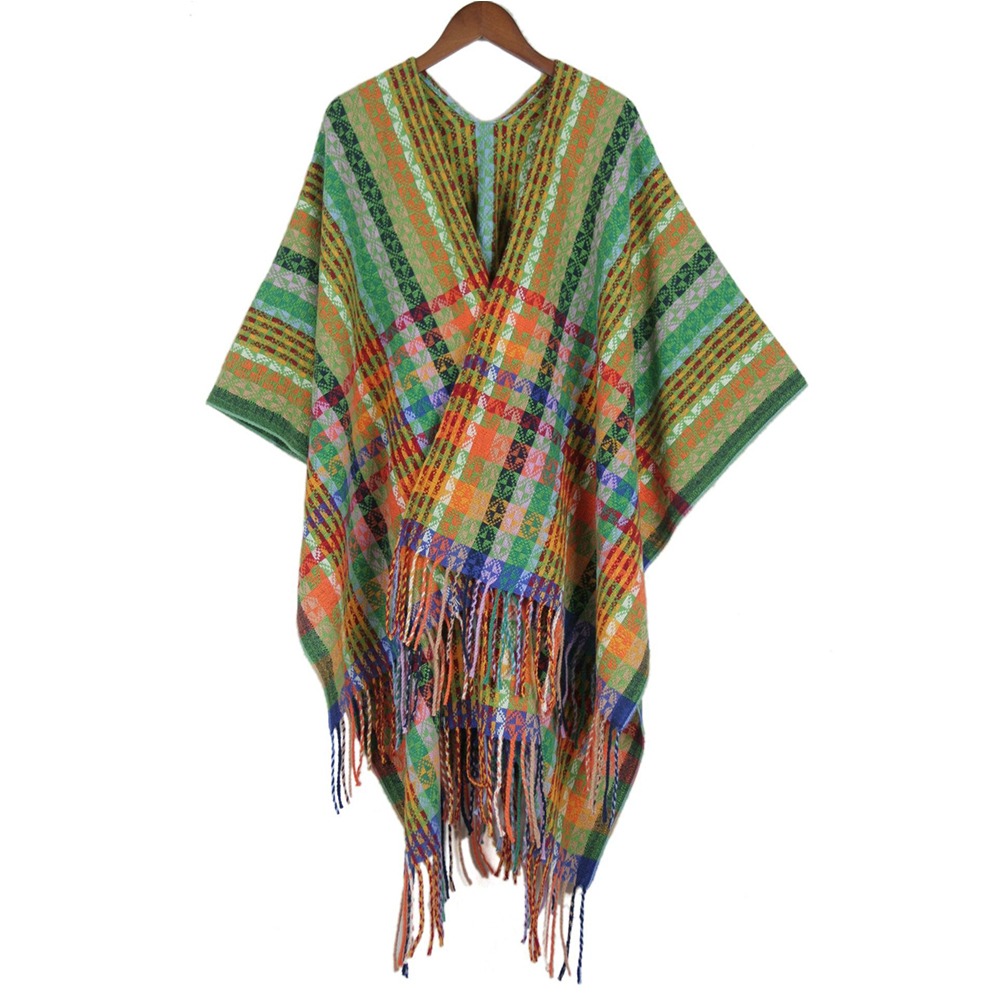 Winter Ethnic Fashion For Women - Fashion Bohemian Mongolian Poncho Ethnic Style