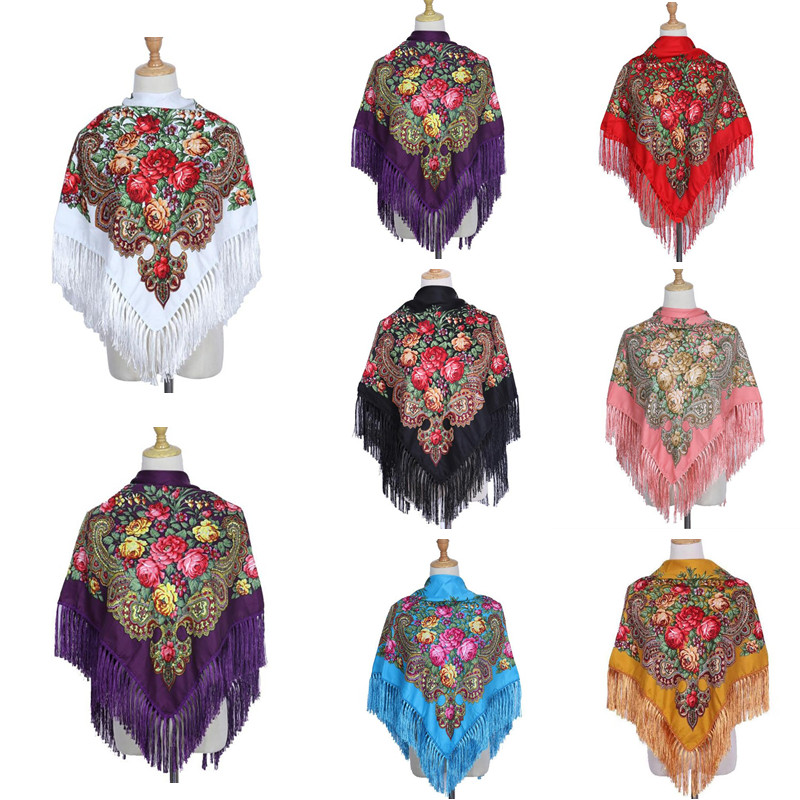 Retro Printed Scarf Winter Boh - Winter Ethnic Fashion For Women recension och pris