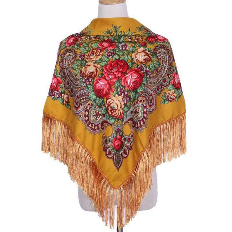 Retro Printed Scarf Winter Boh - Winter Ethnic Fashion For Women recension och pris