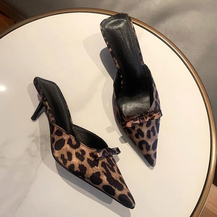 women's leopard-print pointed  - Ethnic Fashion For Women recension och pris