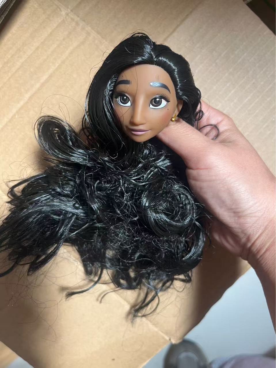Princess 1/6 plastic Doll head - Ethnic Fashion Model recension och pris