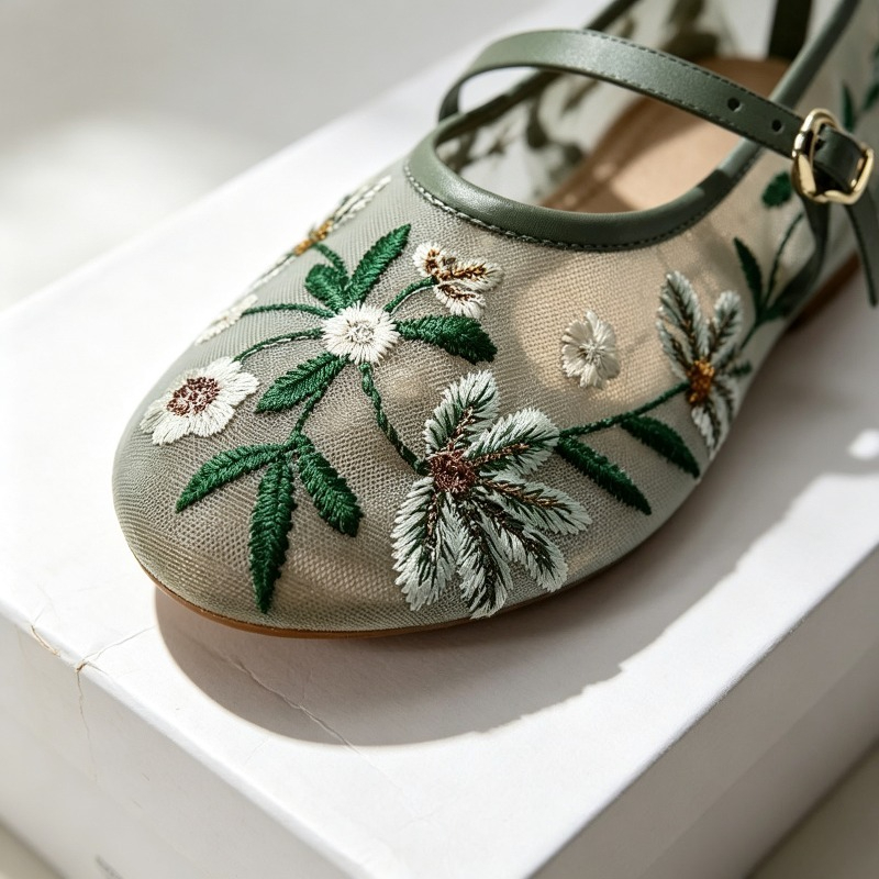 Mesh Embroidered Leisure Balle - Women'S Ethnic Fashion Brands recension och pris