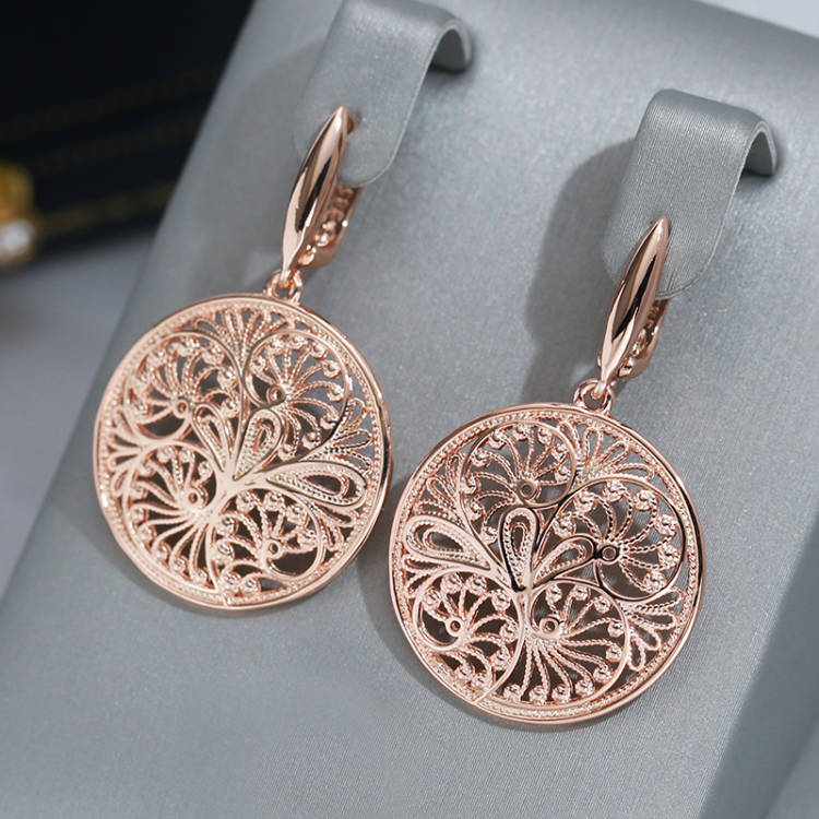 Wbmqda Hollow Metal Flower Lon - Ethnic Fashion In Dubai recension och pris