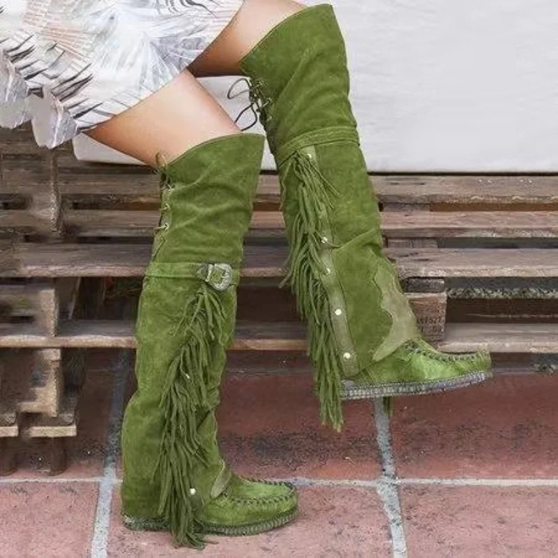 Fashion Bohemia Knee-length Wo - Ethnic Fashion For Women recension och pris