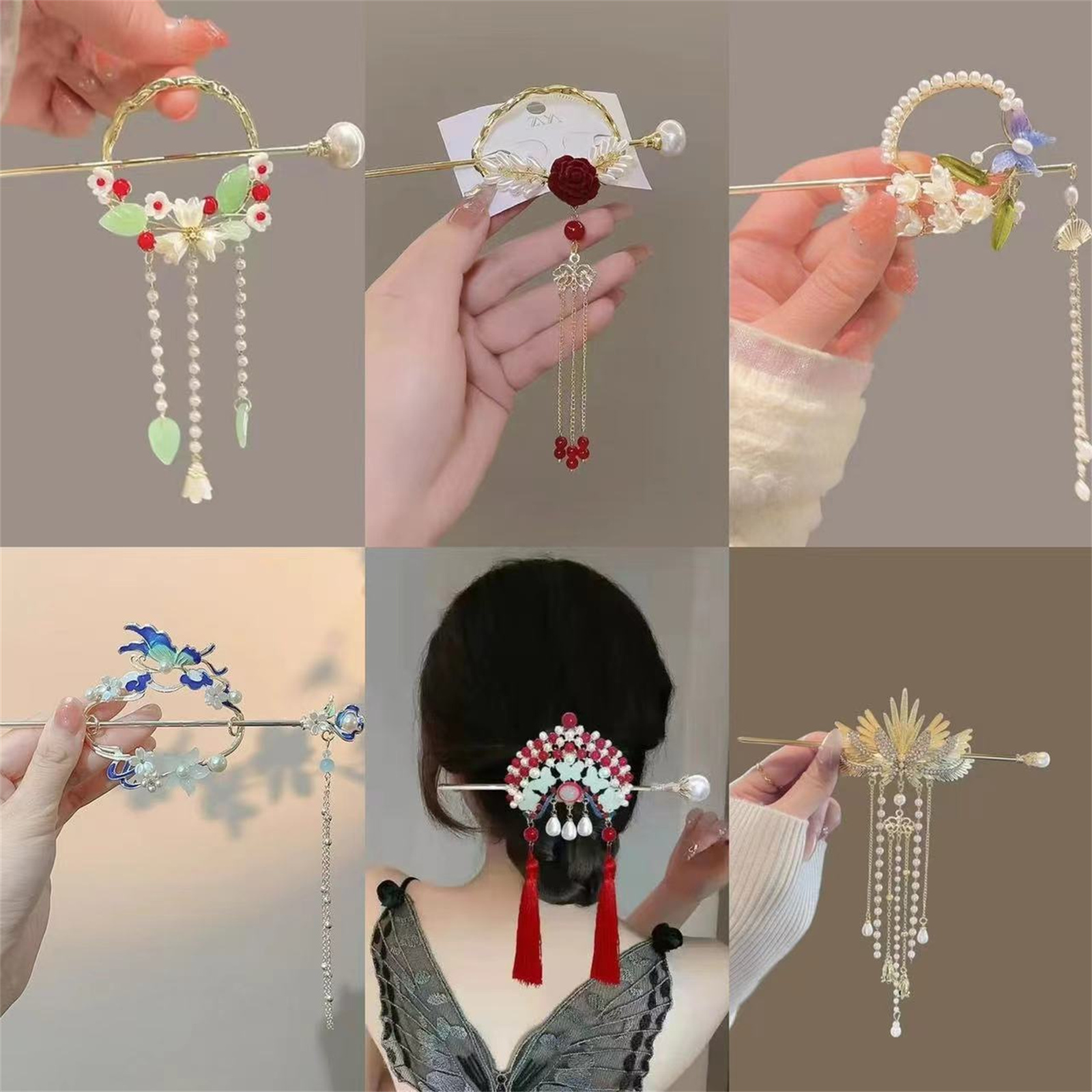 Ethnic Style Hairpin For Women - Ethnic Fashion Accessories recension och pris