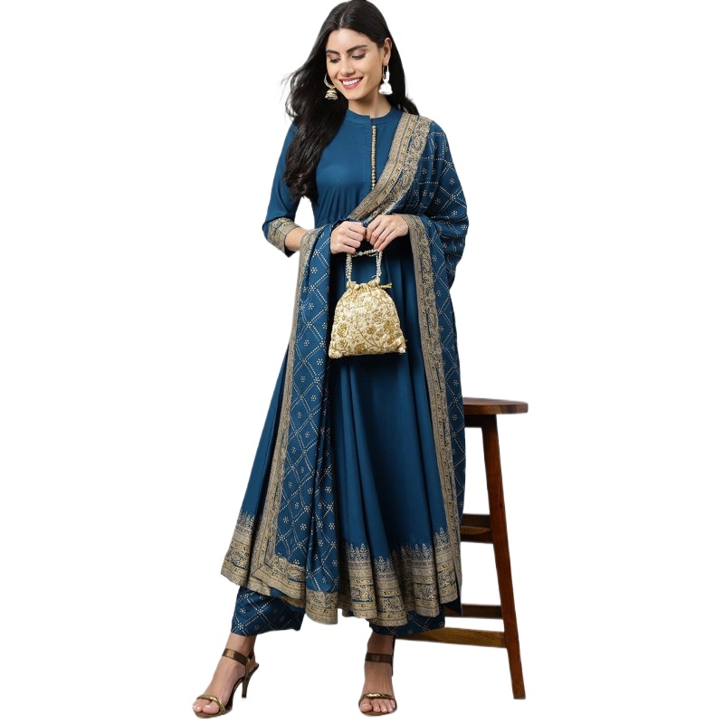 Indian Ethnic Wear Women Kurta - Salwar Kameez Set recension och pris