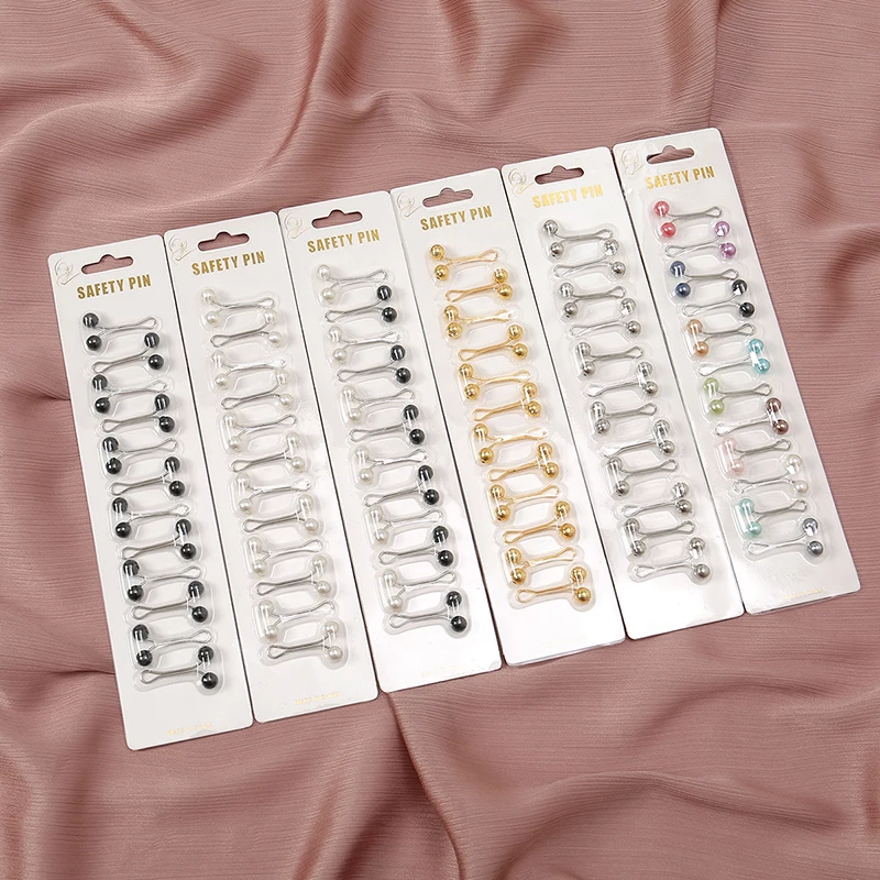12pcs/Bag Muslim Hijab Pins Sc - Ethnic Fashion Accessories recension och pris