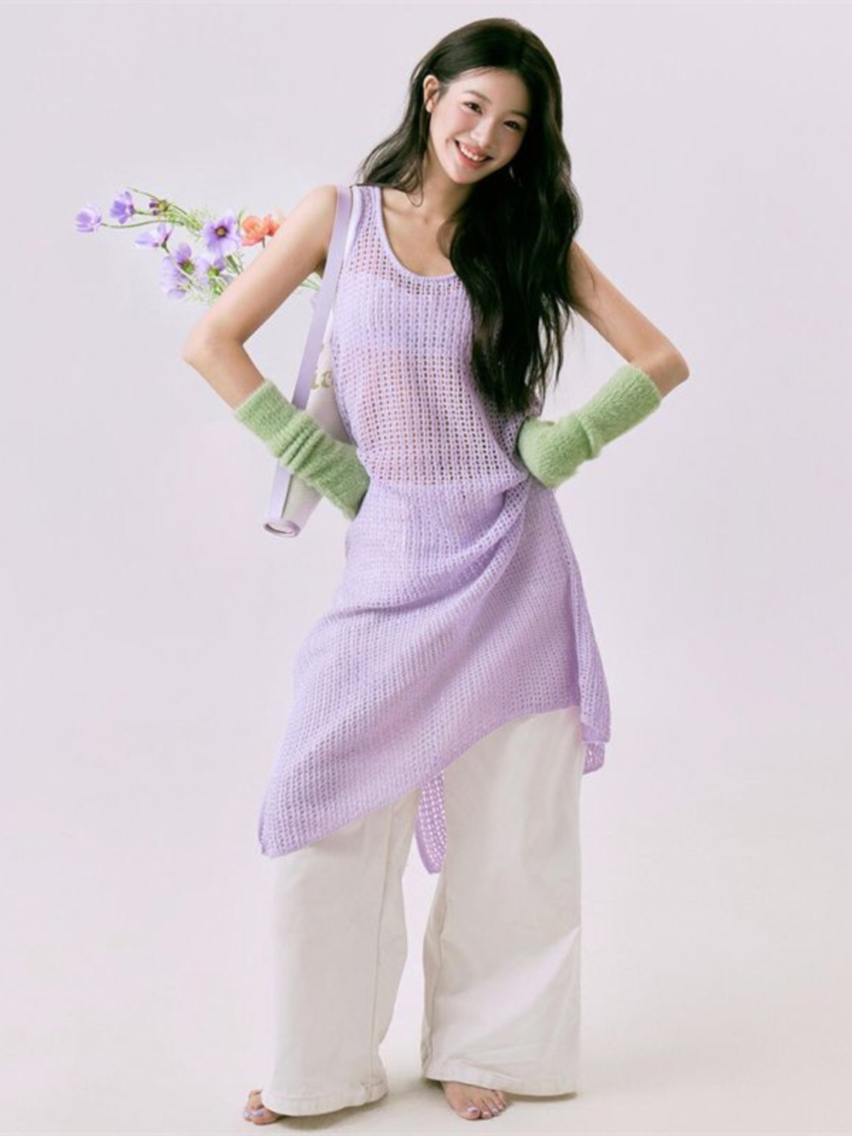 Romantic Spring  Flower Print  - Ethnic Fashion Style recension och pris