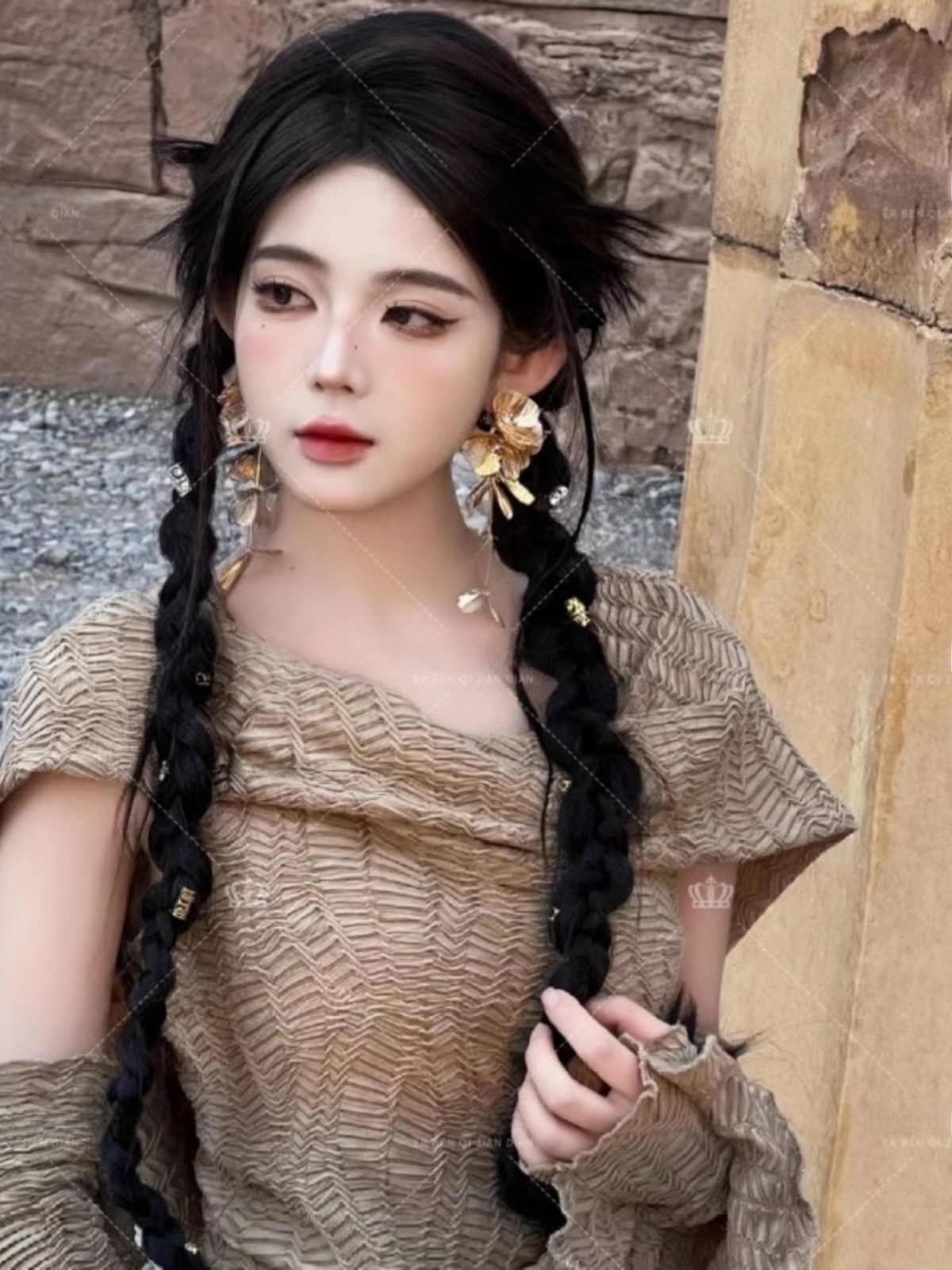 Desert  Themed Long Dress Wome - Ethnic Fashion Style recension och pris