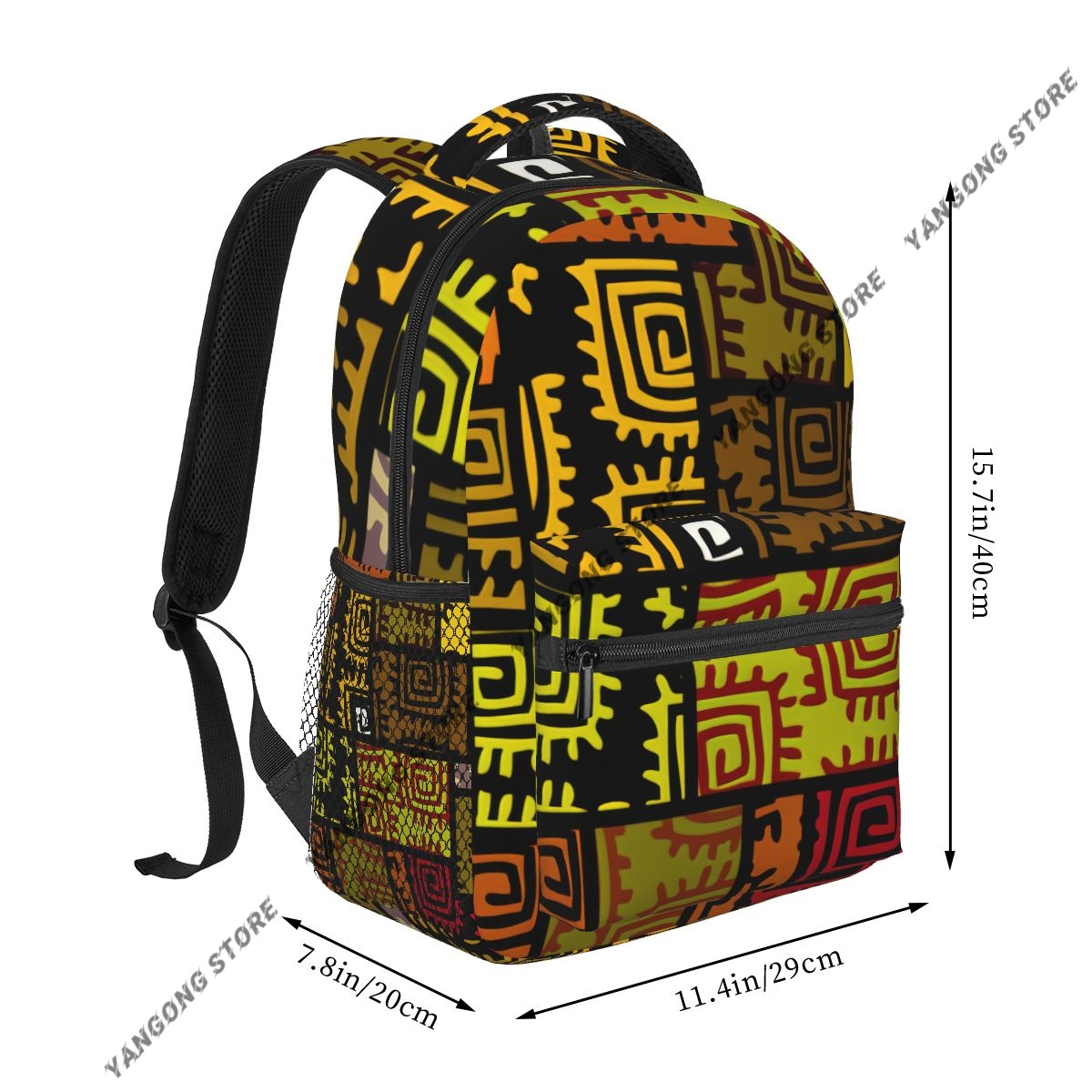 Fashion Backpack Women Men Uni - Ethnic Fashion Images recension och pris