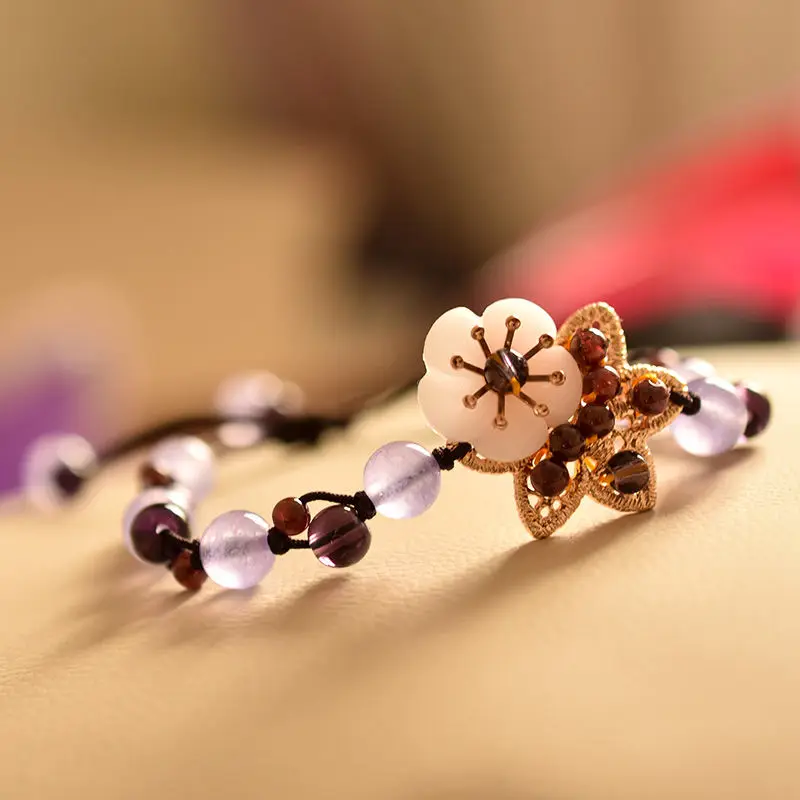 Chinese Crystal Mori Bracelet  - Ethnic Fashion Style recension och pris