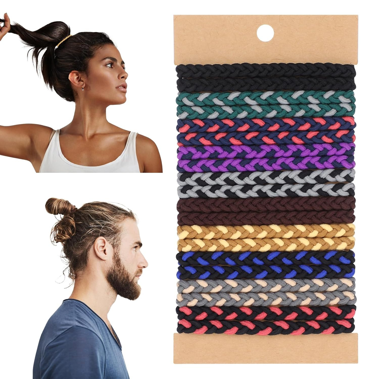 10pcs Boho Hair Ties Bracelets - Ethnic Fashion Accessories recension och pris