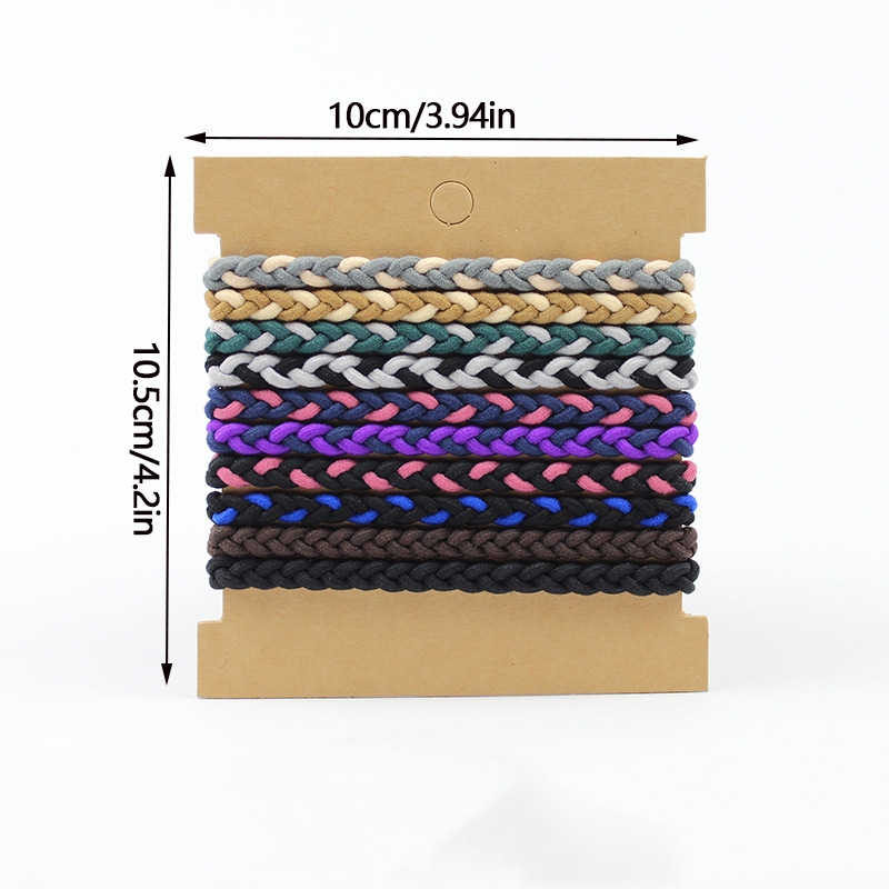 10pcs Boho Hair Ties Bracelets - Ethnic Fashion Accessories recension och pris