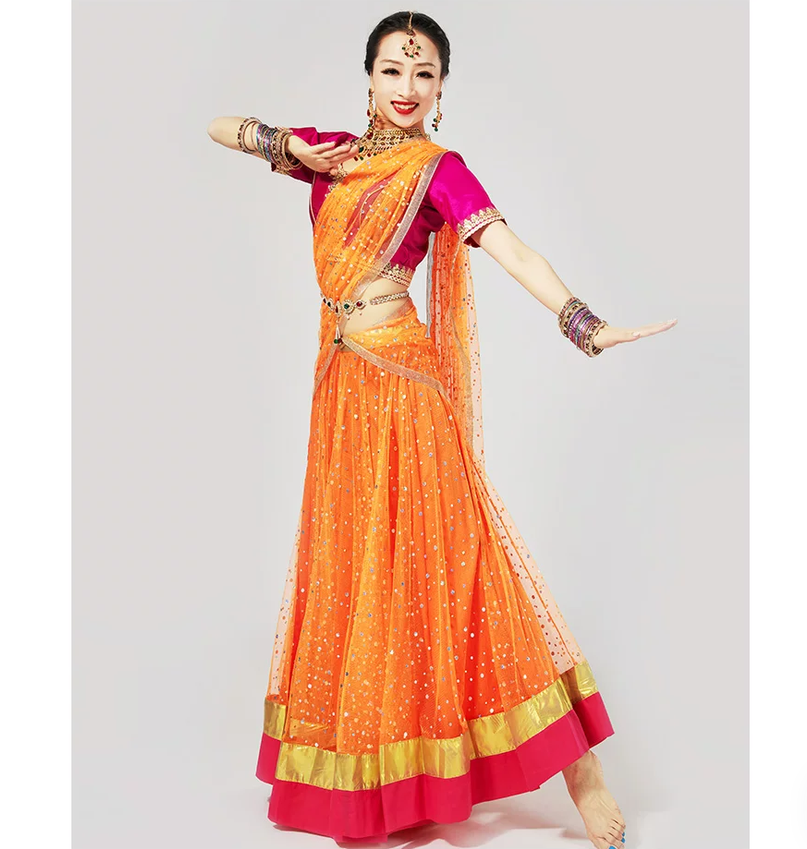 Indian dance dress performance - Salwar Kameez Set recension och pris
