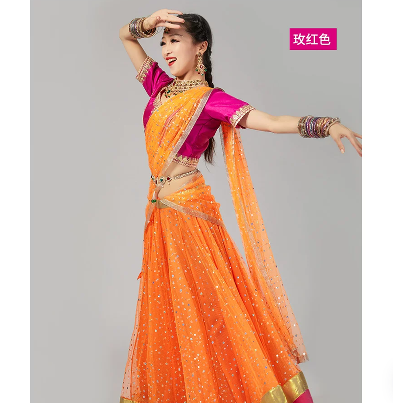 Indian dance dress performance - Salwar Kameez Set recension och pris