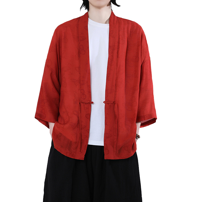 Male Japanese Kimono Plus Size - Haori Japanese Jacket recension och pris