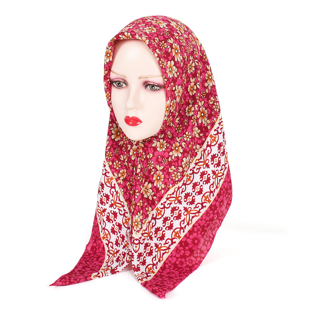 85*85cm Pastoral Style Women H - Ethnic Fashion For Ladies recension och pris