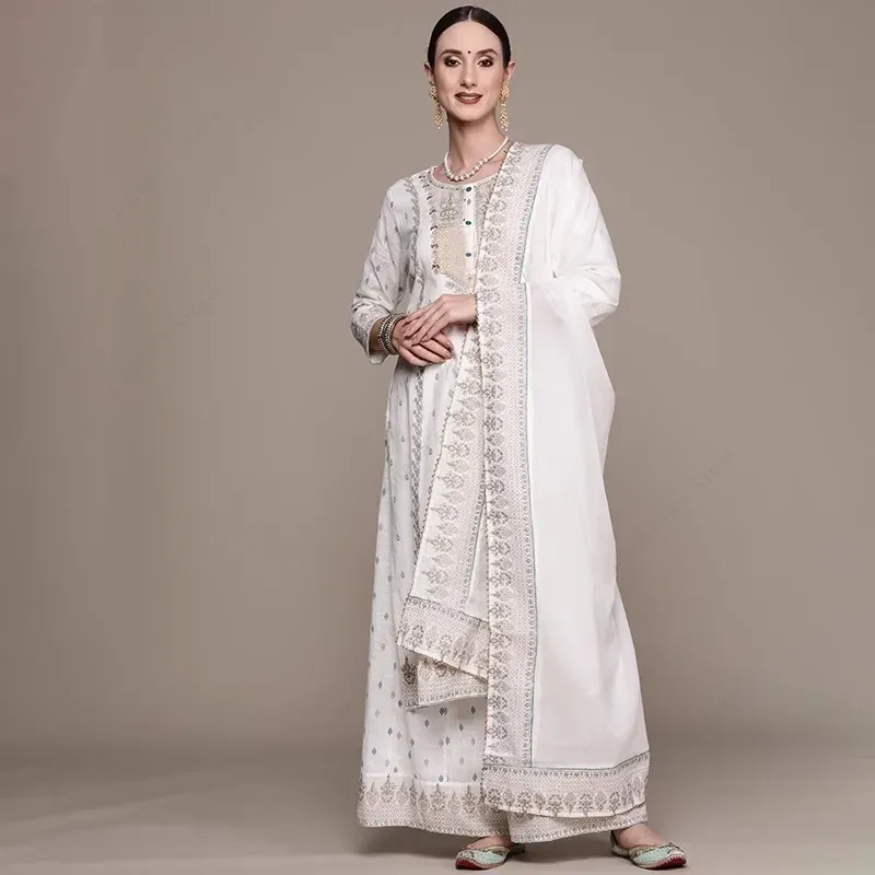 Indian Women's Punjabi Suit 3- - Salwar Kameez Set recension och pris