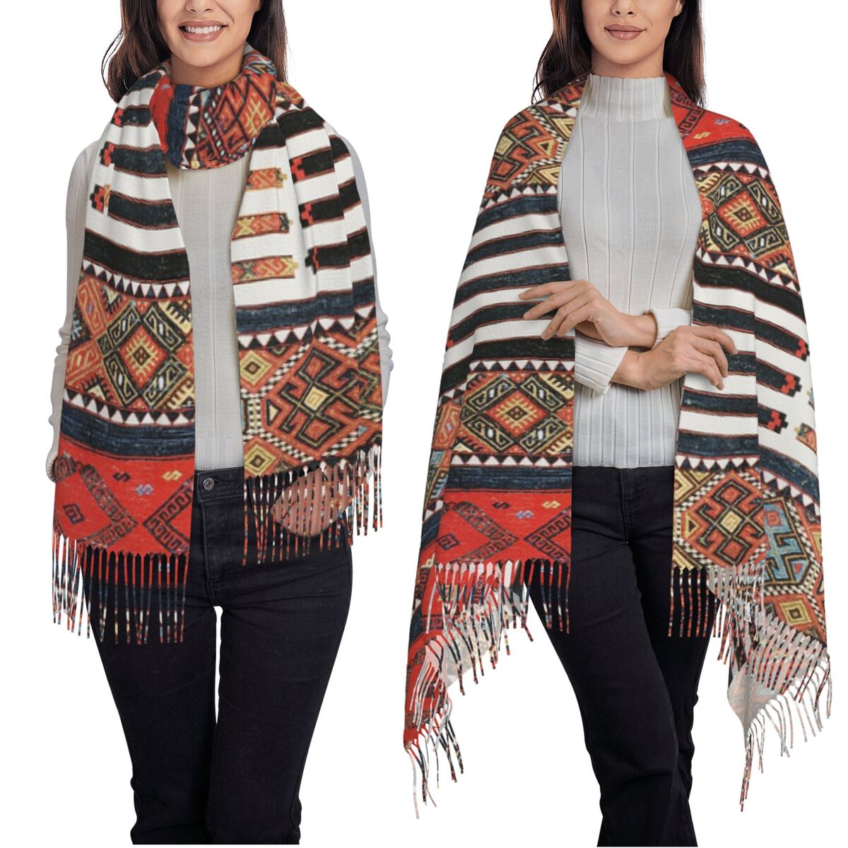 Kurdish Turkish Kilim Bohemian - Winter Ethnic Fashion For Women recension och pris
