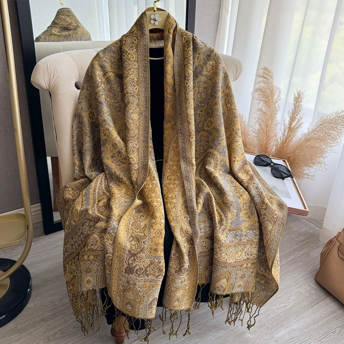 2025 Tassel Blanket Design Eth - Winter Ethnic Fashion For Women recension och pris