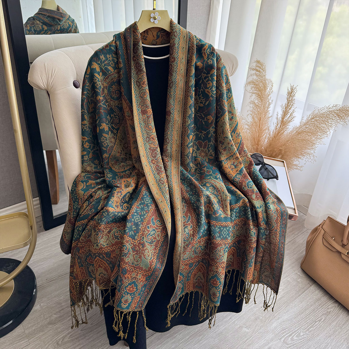 2025 Tassel Blanket Design Eth - Winter Ethnic Fashion For Women recension och pris