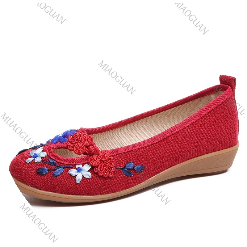 Embroidered Women Comfort Wedg - Ethnic Fashion For Women recension och pris