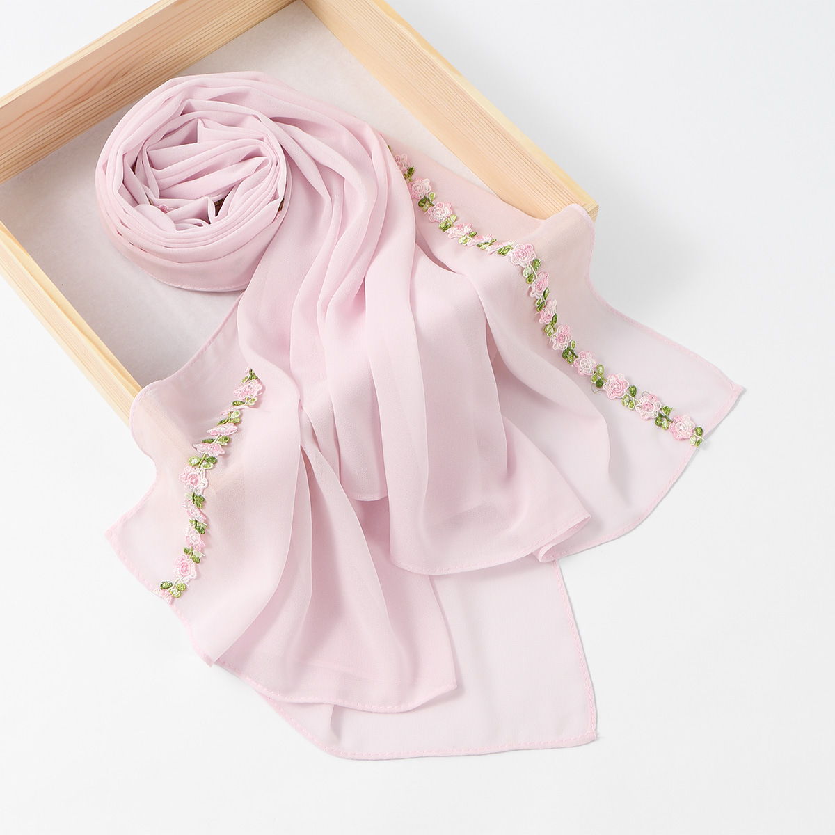 Women Ethnic Hijab Solid Chiff - Ethnic Fashion For Ladies recension och pris
