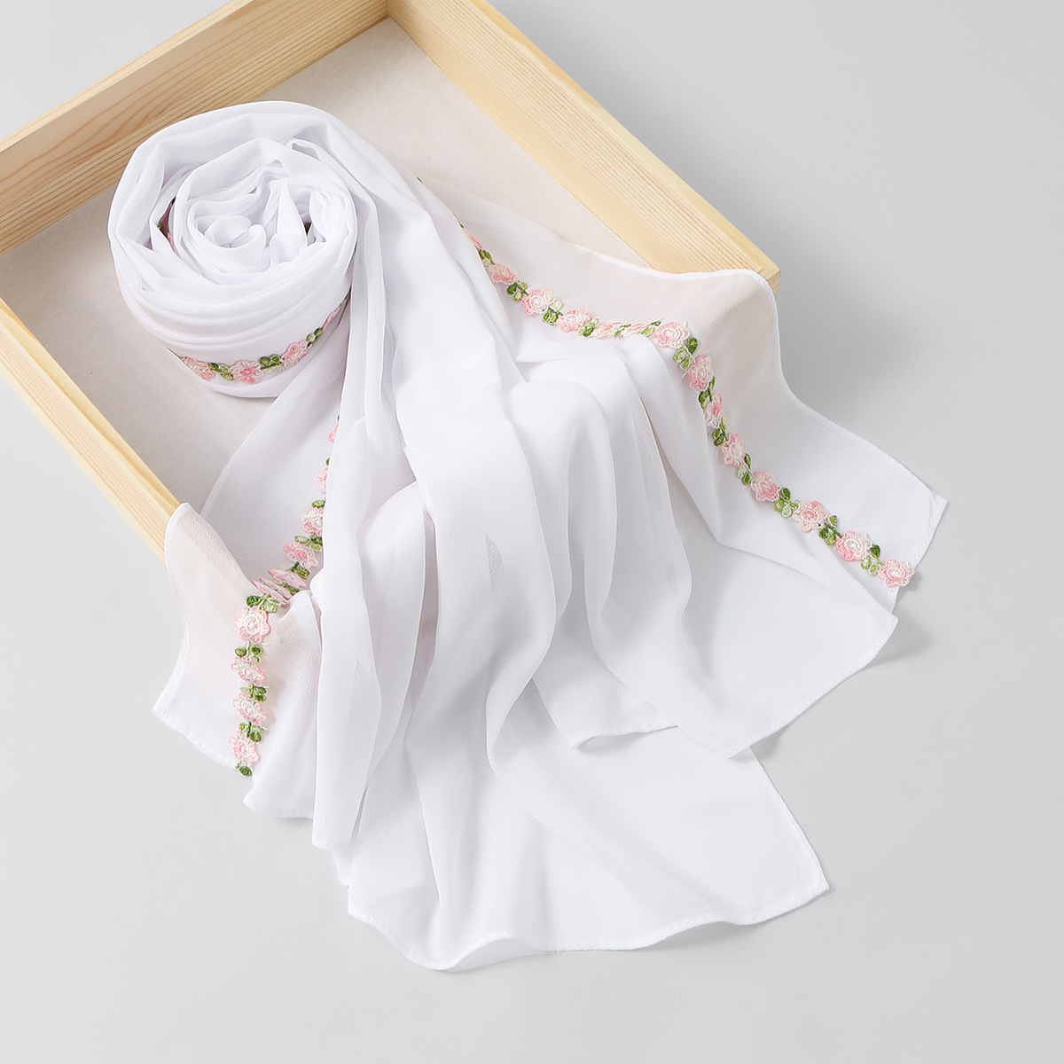 Women Ethnic Hijab Solid Chiff - Ethnic Fashion For Ladies recension och pris