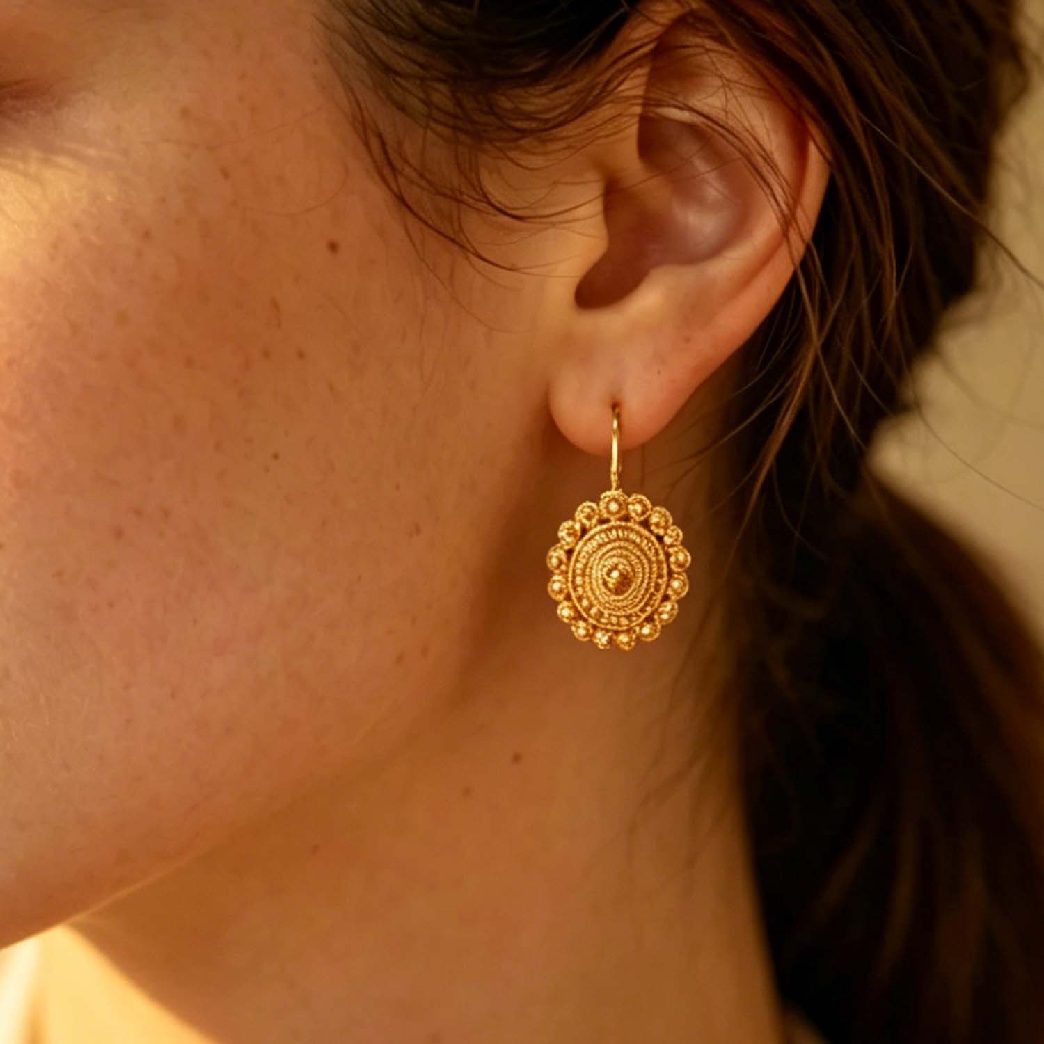 Classic Ethnic Style Earrings  - Ethnic Fashion Photography recension och pris