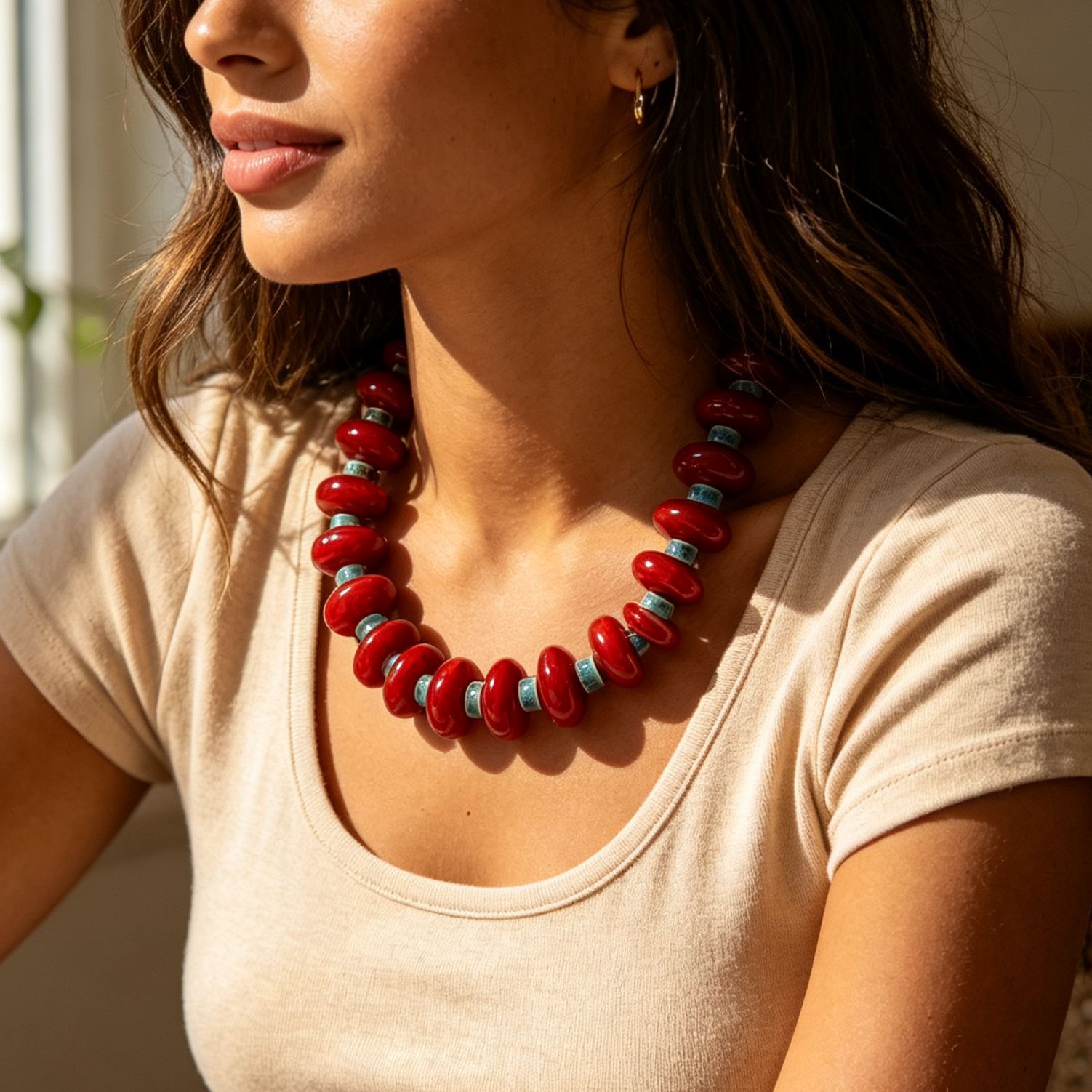 Exaggerated Maillard beaded ne - Ethnic Wear Fashion Designer recension och pris