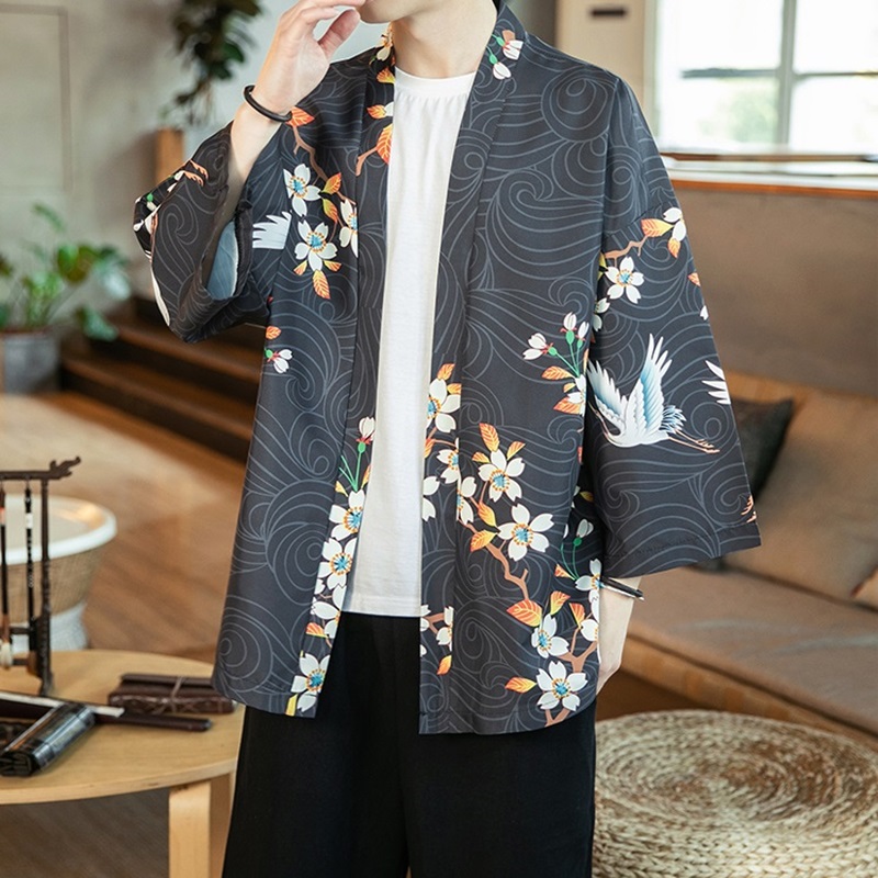 Men Yukata Haori Traditional J - Haori Japanese Jacket recension och pris