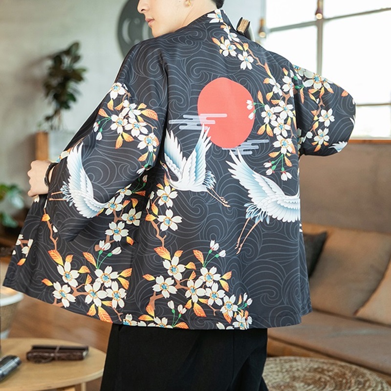 Men Yukata Haori Traditional J - Haori Japanese Jacket recension och pris
