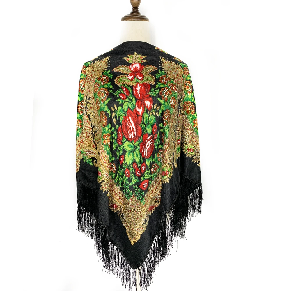 130*130cm Ethnic Style Russian - Winter Ethnic Fashion For Women recension och pris