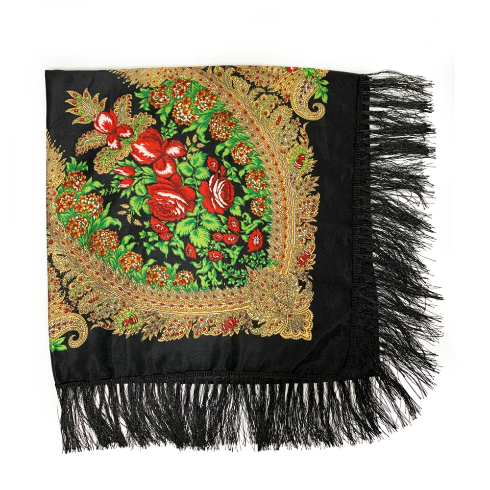 130*130cm Ethnic Style Russian - Winter Ethnic Fashion For Women recension och pris
