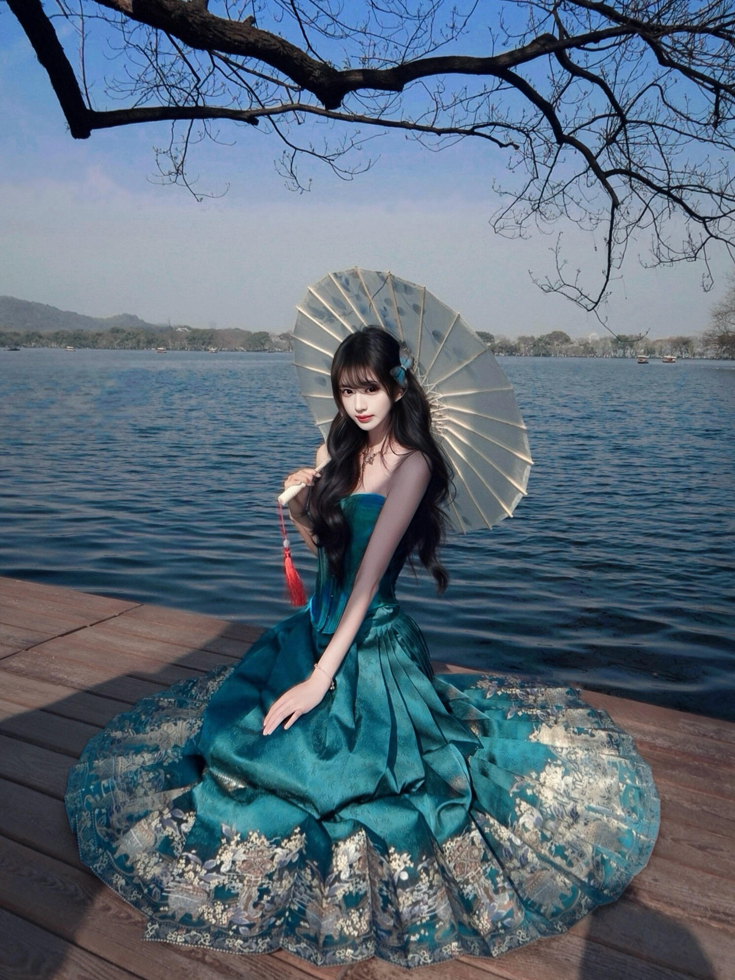 New Chinese Style Blue Hanfu S - New Ethnic Fashion recension och pris