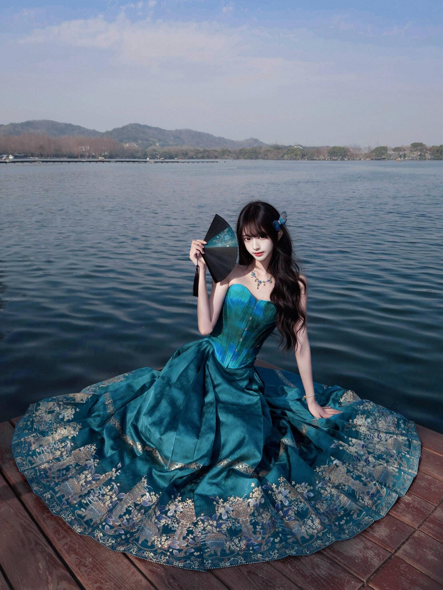 New Chinese Style Blue Hanfu S - New Ethnic Fashion recension och pris