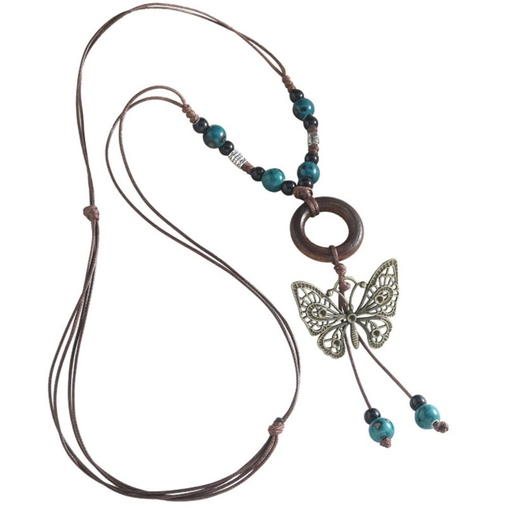 Ethnic Style Butterfly Pendant - Ethnic Wear Fashion Designer recension och pris